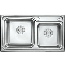 BN-0208-Double Bowl Kitchen Sink