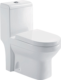 Bathx Bingo One-piece toilet 
Washdown with UF Seat