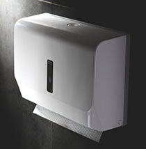 Quadro Paper Dispenser White