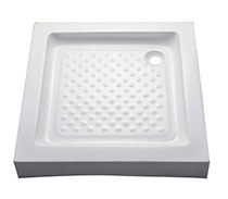 Bathx Camfy Acrylic Square Shower Tray with stand