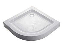 Bathx Prisma Acrylic Corner Shower Tray with stand