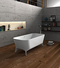 i-Stone Freestanding bathtub - White